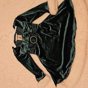 Size 24 months green Santa dress